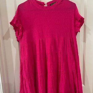 Petal Roz Womens Size small short sleeve pink dress